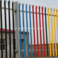 Trójpunktowe ogrodzenie z palisadą malowaną proszkowo